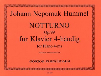 J.N. Hummel: Notturno op. 99, Klav4m (Sppa)