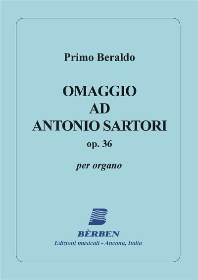 Omaggio Ad Antonio Sartori Op 3 (Part.)