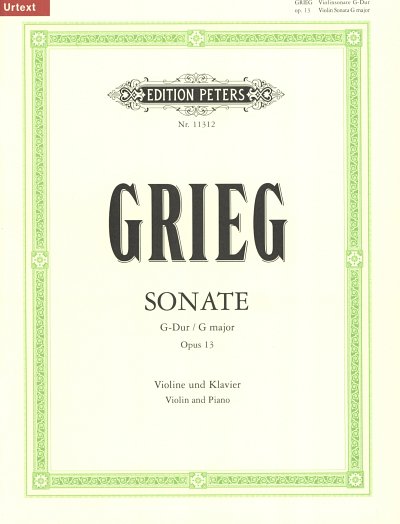 E. Grieg: Sonate 2 G-Dur Op 13