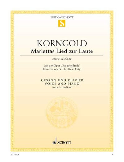 DL: E.W. Korngold: Mariettas Lied zur Laute, GesMKlav