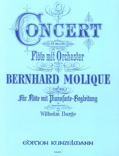 W. Barge: Konzert für Flöte d-Moll op. 69, FlKlav (KASt)