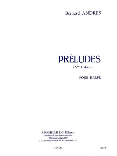 Préludes Vol.3 Nos.11-15, Hrf