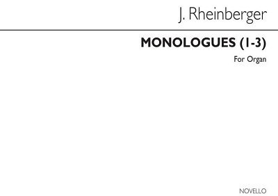 J. Rheinberger: Monologues Nos.1-3, Org (Bu+CD)