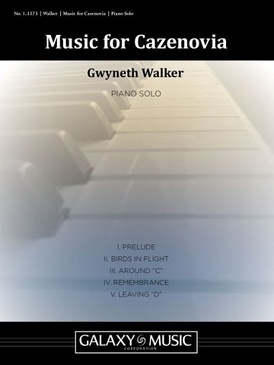 G. Walker: Music for Cazenovia, Klav