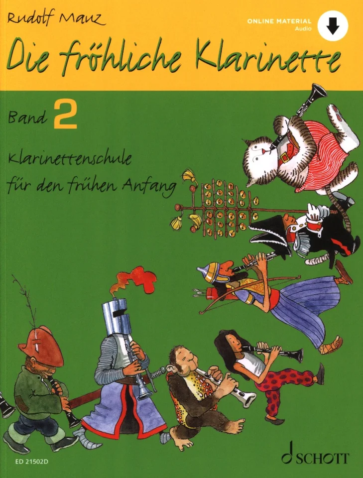 R. Mauz: Die fröhliche Klarinette Band 2, Klar (Bch) (0)