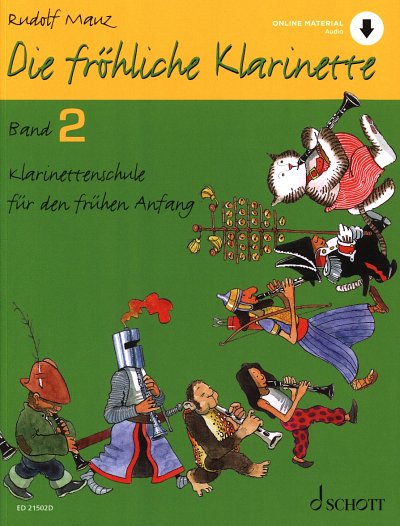 R. Mauz: Die fröhliche Klarinette Band 2, Klar (Bch)