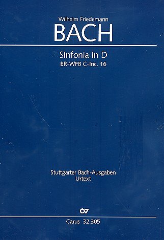 W.F. Bach: Sinfonia  D-Dur BR-WFB C-Inc. 16