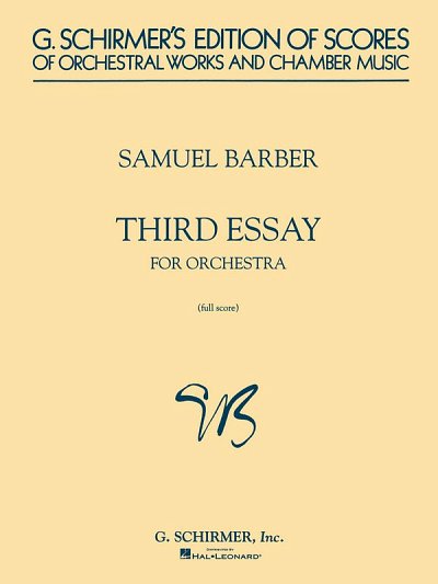 S. Barber: Third Essay for Orchestra