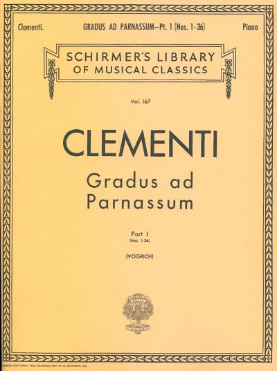 M. Clementi: Gradus ad Parnassum 1, Klav