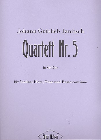 J.G. Janitsch: Quartett 5 G-Dur