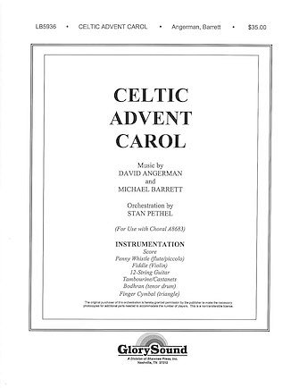 D. Angerman: Celtic Advent Carol, GchKlav;Inst (Pa+St)