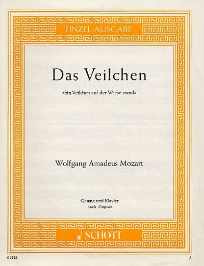 W.A. Mozart: Das Veilchen KV 476 , GesHKlav