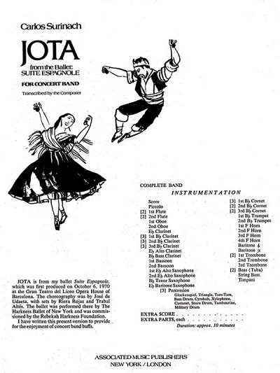 Jota - Full Score