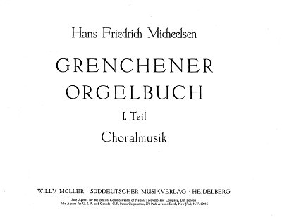H.F. Micheelsen: Grenchener Orgelbuch 1 (1965)