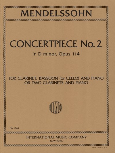 F. Mendelssohn Barth: Pezzo Da Conc.N.2 Rem Op.114 (Sim (Bu)
