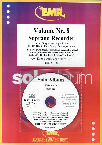M. Reift: Solo Album Volume 08, SblfKlav/Org (+CD)