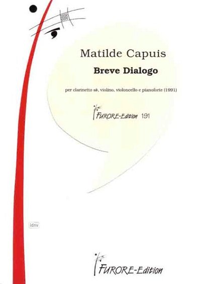Breve dialogo für Klarinette, Violine, (Pa+St)