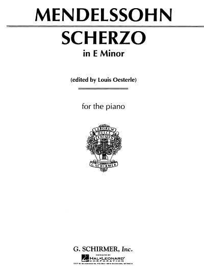 F. Mendelssohn Bartholdy: Scherzo E-Moll Op 16/2