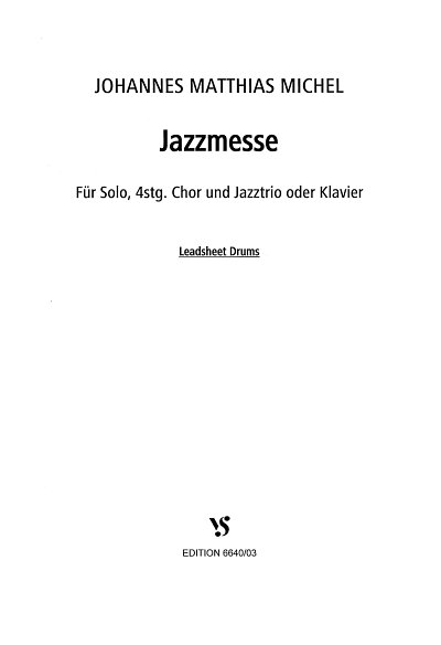 J.M. Michel: Jazzmesse, GesGchKlav;R (Schl)