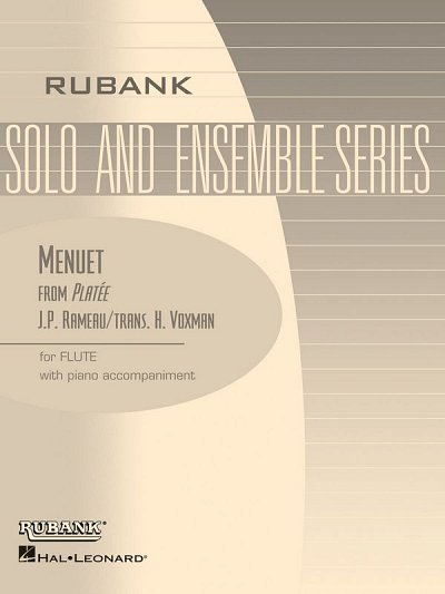 J.-P. Rameau: Menuet from Plat?e, FlKlav (Bu)