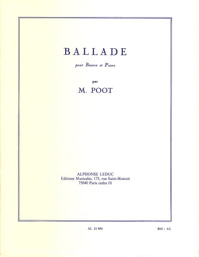 M. Poot: Ballade, FagKlav