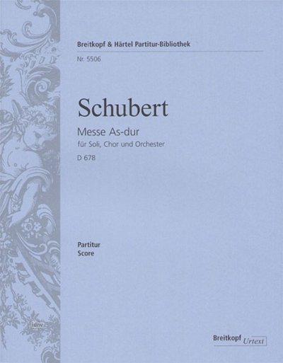 F. Schubert: Messe As-Dur D 678, 4GesGchOrchO (Part.)