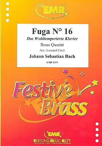 J.S. Bach: Fuga N° 16, 4Blech
