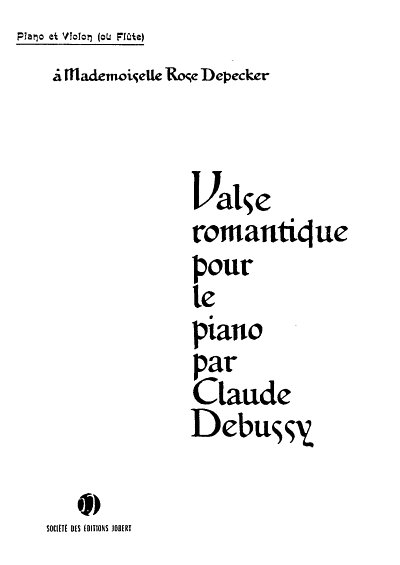 C. Debussy: Valse romantique (Bu)