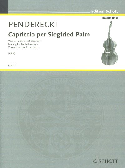 K. Penderecki: Capriccio per Siegfried Palm, Kb
