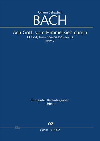 DL: J.S. Bach: Ach Gott, vom Himmel sieh darein d-Moll B (Pa