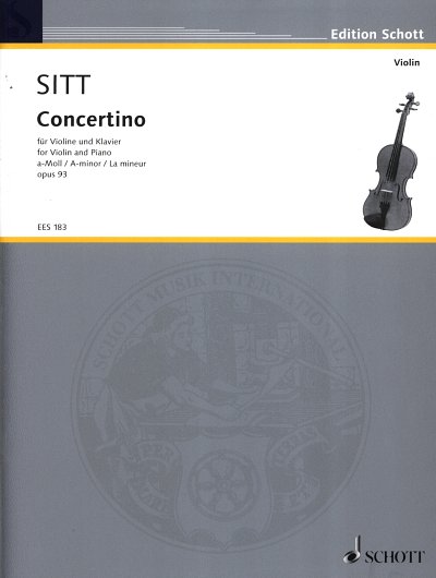 H. Sitt: Concertino  a-Moll op. 93