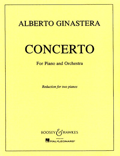 A. Ginastera: Piano Concerto No. 1 op. 28, KlavOrch (KA)