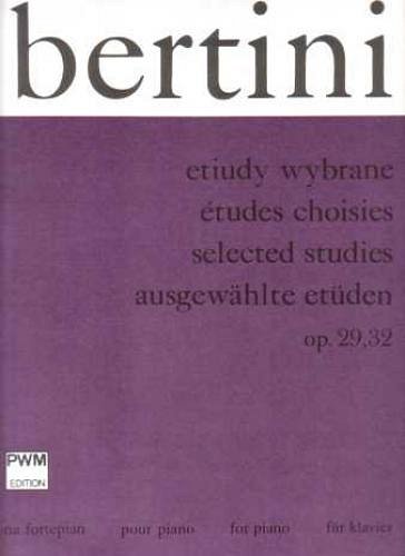 H. Bertini: Ausgewählte Studien aus op. 29/32, Klav