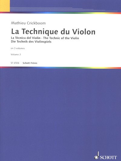 M. Crickboom: Die Technik des Violinspiels 2, Viol