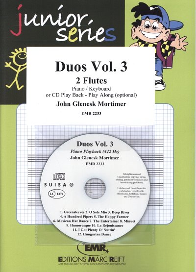 AQ: J.G. Mortimer: Duos Vol. 3, 2Fl (+CD) (B-Ware)