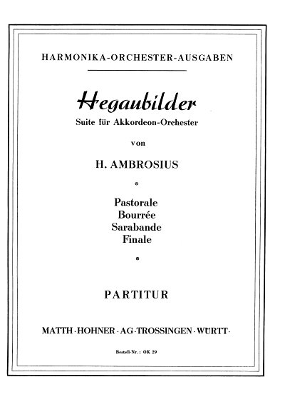 H. Ambrosius: Hegaubilder