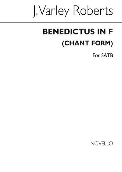 Benedictus In F (Chant Form) SATB, GchKlav (Chpa)