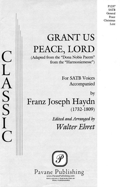 J. Haydn: Grant Us Peace, Lord, GchKlav (Chpa)