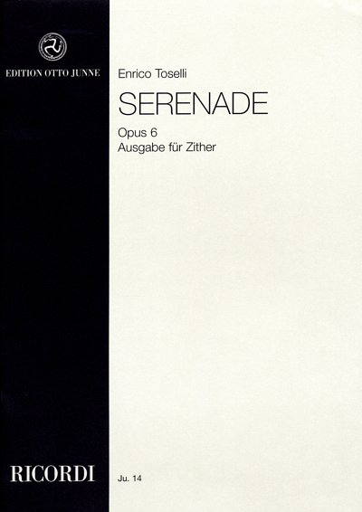 E. Toselli: Serenade op. 6 Ausgabe fuer Zither