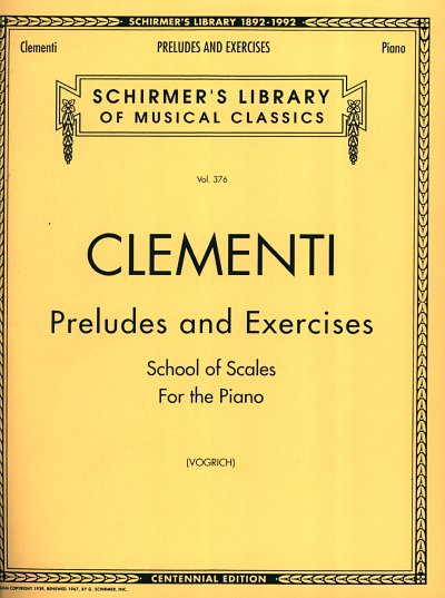 M. Clementi: Preludes and Exercises, Klav