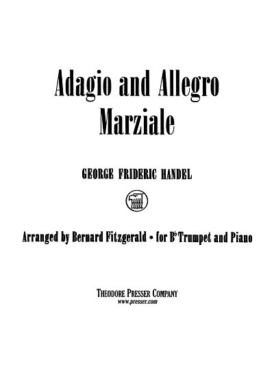 G.F. Haendel: Adagio + Allegro Marziale