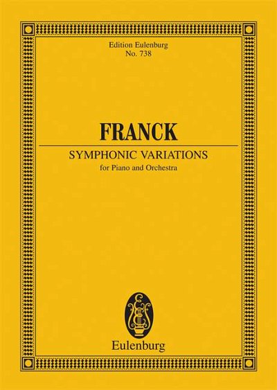 DL: C. Franck: Symphonische Variationen, KlavOrch (Stp)