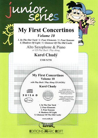 K. Chudy: My First Concertinos Volume 10, ASaxKlav (+CD)