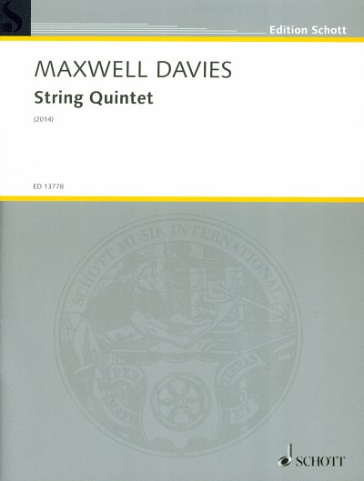 P. Maxwell Davies: String Quintet (Pa+St)