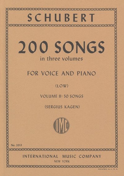 F. Schubert: Lieder Scelti Vol.2(50 Lieder)(Ted-Ingl)(K (Bu)