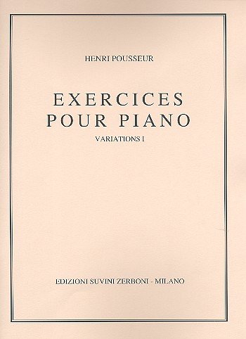 H. Pousseur: Exercices Pour Piano, Variations I (1956), Klav