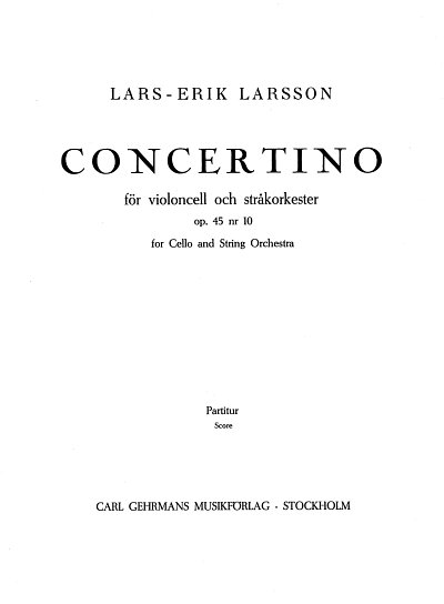 L.-E. Larsson: Concertino 10 Op 45