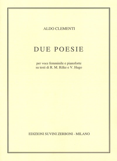 A. Clementi: Due Poesie, GesKlav