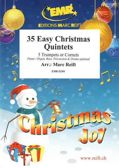 M. Reift: 35 Easy Christmas Quintets, 5Trp/Kor