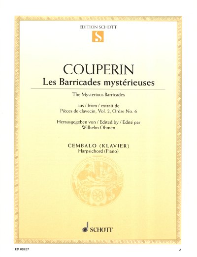 F. Couperin: Les Barricades mystérieuses , Cemb/Klav